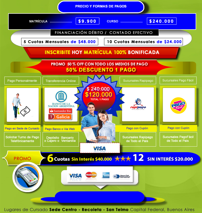 Formas de Pago: Curso diseño web completo : webmaster design full -adobe-