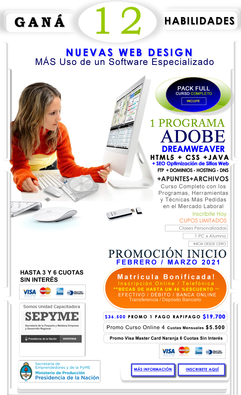 curso de diseño web - curso diseñador web full