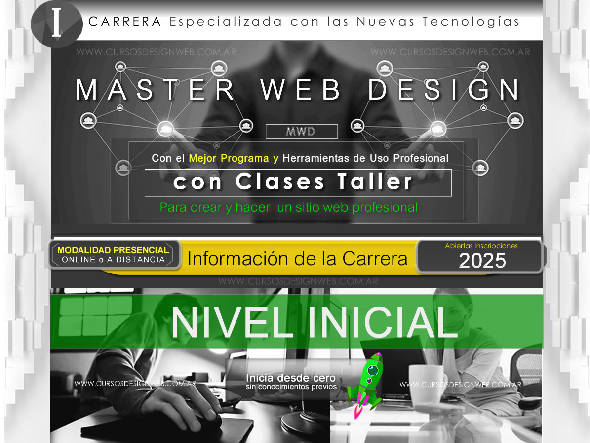 pack 5 cursos design web, programación web, programación java